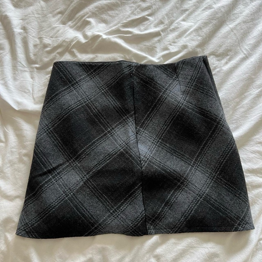 Classic Black Plaid Women's Skirt